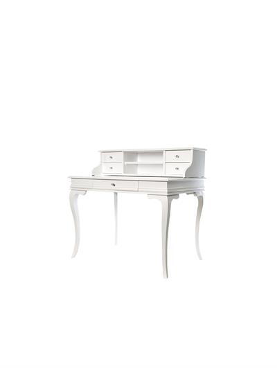 Regalo Doğal Ahşap Beyaz Renk Çekmeceli Çalışma Masası 120x80 Cm - Modern & Şık Tasarım