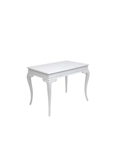 Madera Doğal Ahşap Beyaz Renk Rustik Çalışma Masası 140x80 Cm - Modern & Şık Tasarım