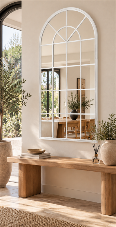 Alberohome 180 cm Mozaik Dekoratif Duvar Aynası – 90x180 cm