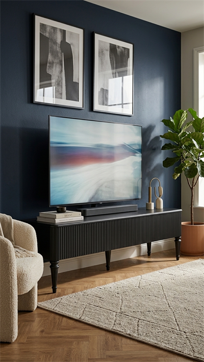 Alberohome Ahşap 180 cm Stil Plazma TV Ünitesi