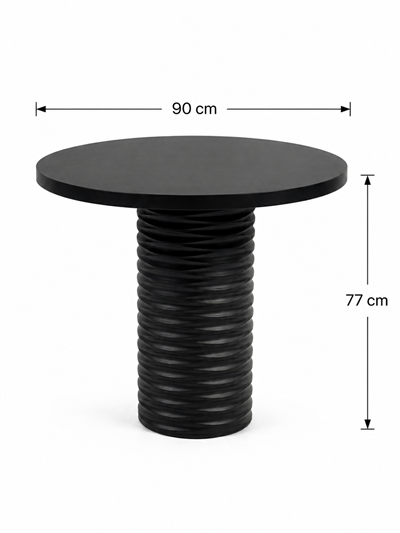 Alberohome Dar Su Yolu Yuvarlak Yemek Masası – 80x80 / 90x90 / 100x100 cm
