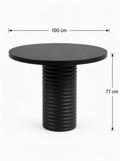 Alberohome Dar Su Yolu Yuvarlak Yemek Masası – 80x80 / 90x90 / 100x100 cm