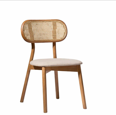 Alberohome Masif Ahşap Yuvarlak Masa Takımı – Kafes Ayaklı Hazeran Sandalyeli Yemek Masası Seti (80-120 cm Seçenekli)