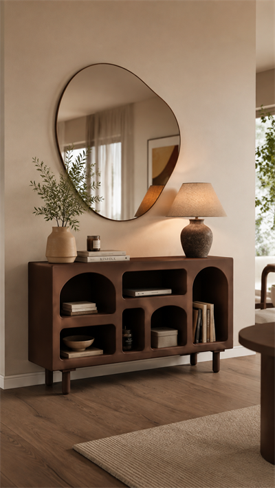 Alberohome Modern Açık Raflı Konsol – Şık ve Fonksiyonel Tasarım