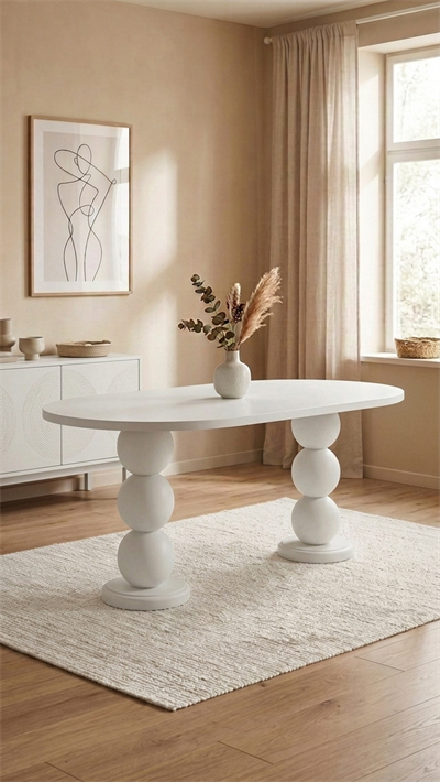 Alberohome Modern Ahşap Yemek Masası 160x90 cm