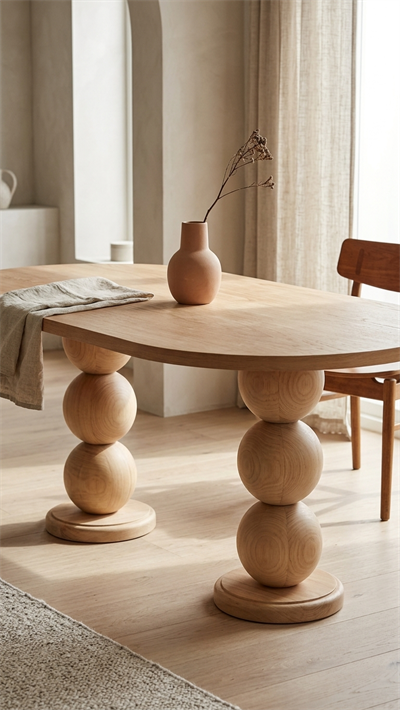 Alberohome Modern Ahşap Yemek Masası 160x90 cm