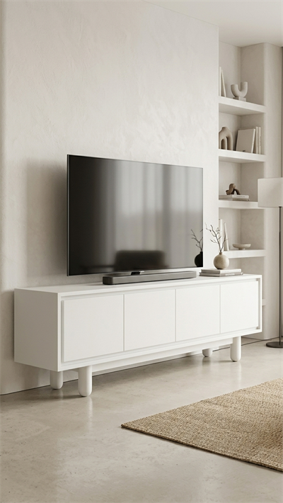 Alberohome Modern TV Ünitesi 200 cm Ahşap Televizyon Ünitesi