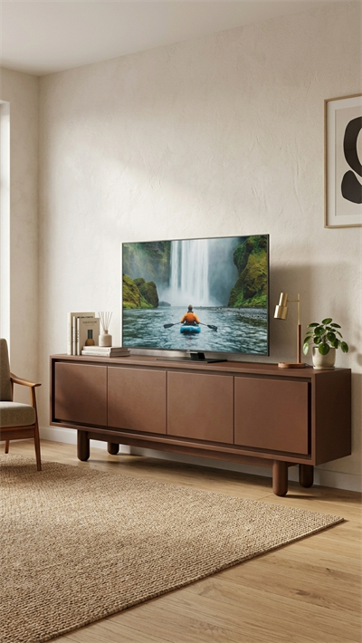 Alberohome Modern TV Ünitesi 200 cm Ahşap Televizyon Ünitesi