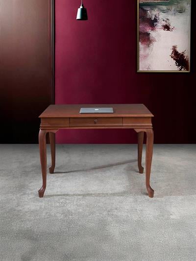 Avena Doğal Ahşap Ceviz Renk Çekmeceli Çalışma Masası 110x70 Cm - Modern & Şık Tasarım