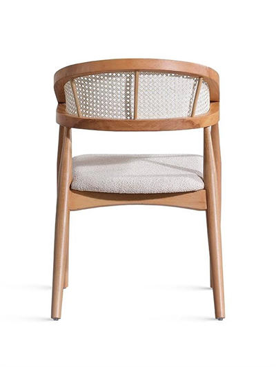 Belen Natural Ahşap Hazeranlı Kayın Sandalye Detaylı İşçilik Modern Şık Tasarım