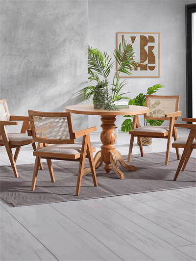 Bukle Masa Takımı 120x120