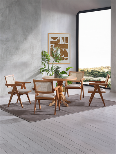 Bukle Masa Takımı 100x100