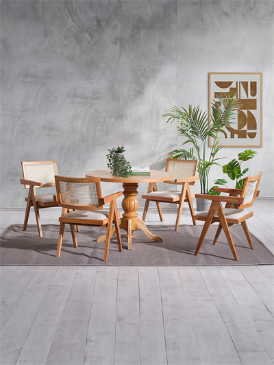 Bukle Masa Takımı 100x100