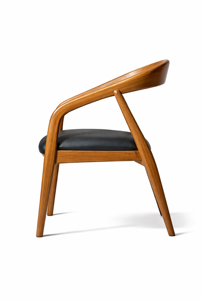 Elvis Doğal Ahşap Döşemeli Ceviz Kolçaklı Sandalye El İşçiliği Bohem İskandinav Tasarım