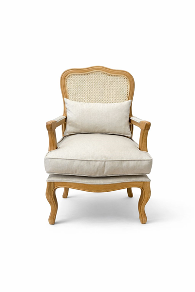 Etna Doğal Ahşap Hazeranlı Berjer El İşçiliği Modern Şık Tasarım