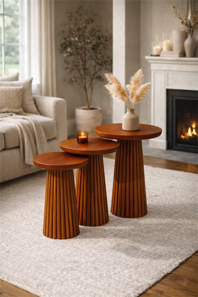 Fitilli Mantar Zigon Sehpa