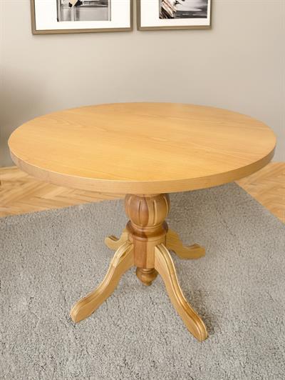 Gardenya Ahşap Naturel Yuvarlak Masa Takımı 90x90 Cm - 4 Naturel Sandalyeli İskandinav Şık Tasarım