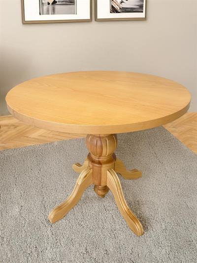 Gardenya Ahşap Naturel Yuvarlak Masa Takımı 120x120 Cm - 4 Naturel Sandalyeli İskandinav Şık Tasarım