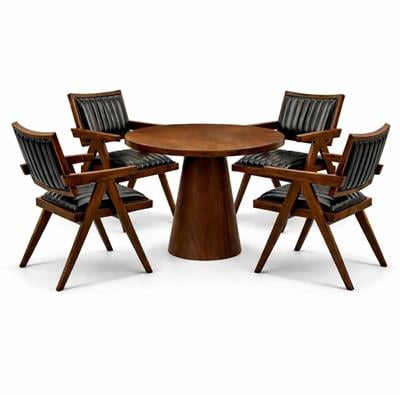 İstanbul Serisi 4 Sandalyeli Yuvarlak Masa Takımı (100x100)