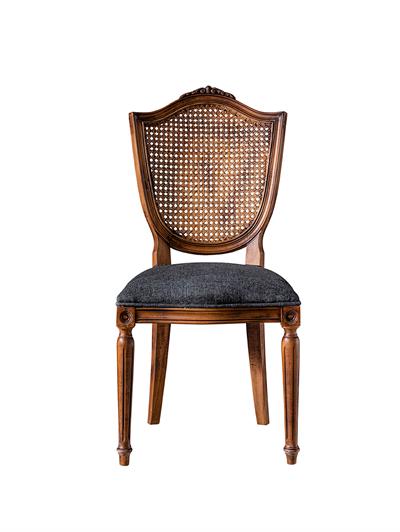 Jardin Doğal Kayın Ahşap Hazeranlı Masif Sandalye Detaylı İşçilik Modern Şık Tasarım