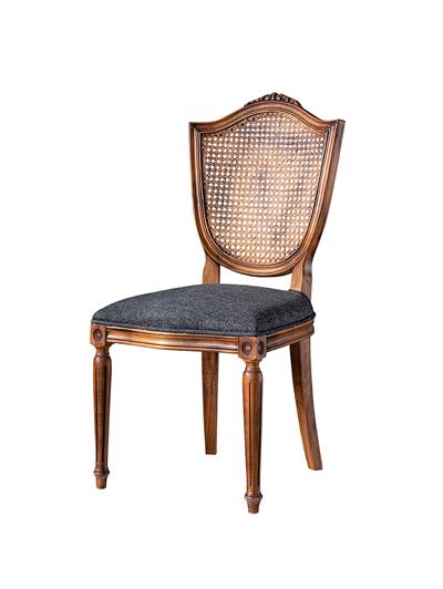 Jardin Doğal Kayın Ahşap Hazeranlı Masif Sandalye Detaylı İşçilik Modern Şık Tasarım