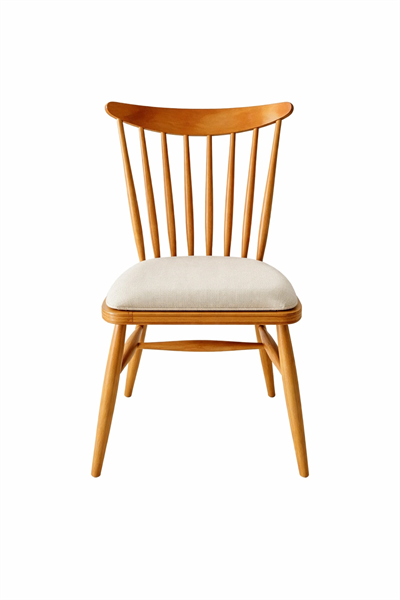 Lale Natural Ahşap Kayın Sandalye Detaylı İşçilik Modern Şık Tasarım