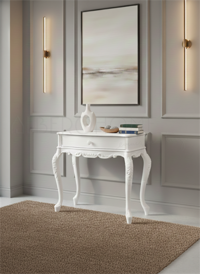 Lara El Oyması Ahşap Lükens Dresuar 80 Cm – Country Tasarım