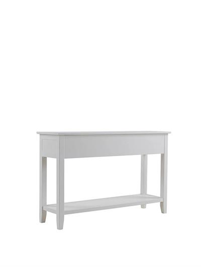 Lepis Doğal Ahşap Beyaz Renk Kayın Dresuar 130x36 Cm - Modern & Şık Tasarım