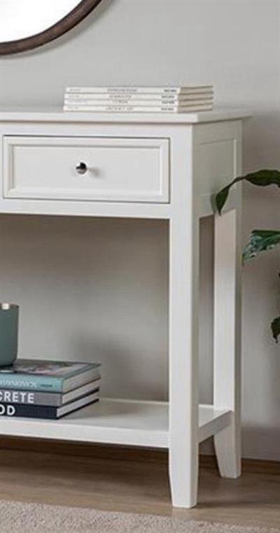 Lepis Doğal Ahşap Beyaz Renk Kayın Dresuar 100x36 Cm - Modern & Şık Tasarım