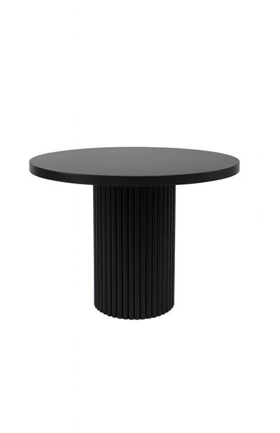 Lilyum Doğal Ahşap Siyah Renk Masa Takımı 100x100 Cm - 4 Adet Hazeranlı Sandalye  Bohem & İskandinav Şık Tasarım