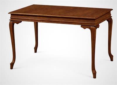 Lükens Ayaklı Klasik Ahşap Masa | Kayın Ağacı Kaplamalı 120×80×79 cm