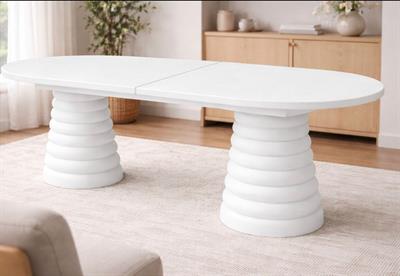 LUNA RING 180 – Oval Class Konik Ayak Açılır Yemek Masası