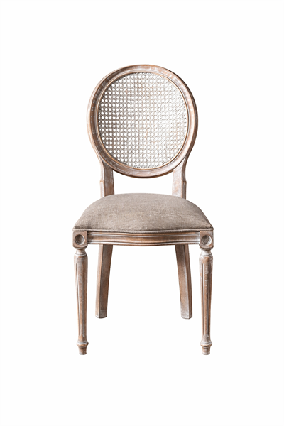 Luz Doğal Ahşap Kayın Krem Renk Hazeranlı Eskitme Sandalye Detaylı İşçilik Modern Şık Tasarım