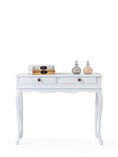 Magnit Doğal Ahşap Beyaz Renk Dresuar 100x38 Cm - Modern & Şık Tasarım