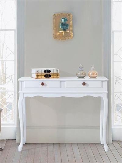 Magnit Doğal Ahşap Beyaz Renk Dresuar 100x38 Cm - Modern & Şık Tasarım