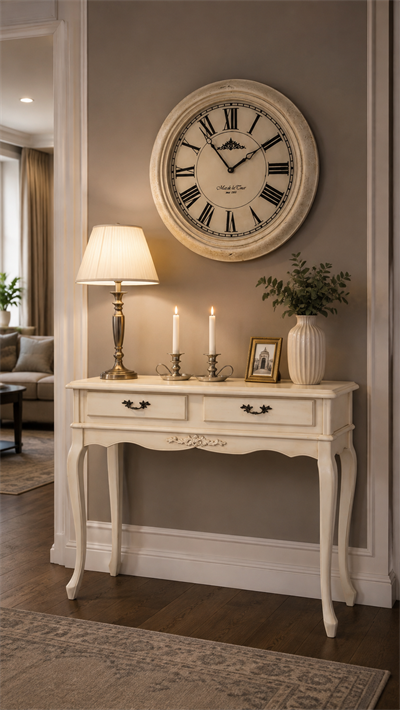Magnit Doğal Ahşap Patine Krem Renk Dresuar 100x38 Cm - Modern & Şık Tasarım