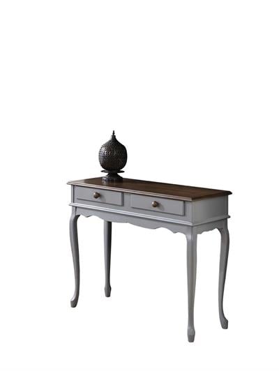 Magnit Doğal Ahşap Gri Renk Ceviz Dresuar 100x38 Cm - Modern & Şık Tasarım