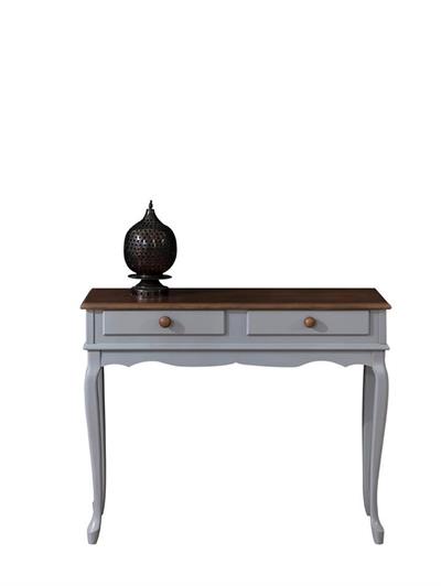 Magnit Doğal Ahşap Gri Renk Ceviz Dresuar 100x38 Cm - Modern & Şık Tasarım