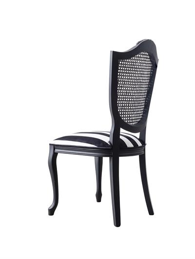 Manola Doğal Ahşap Kayın Siyah Renk Hazeranlı Sandalye Detaylı İşçilik Modern Şık Tasarım