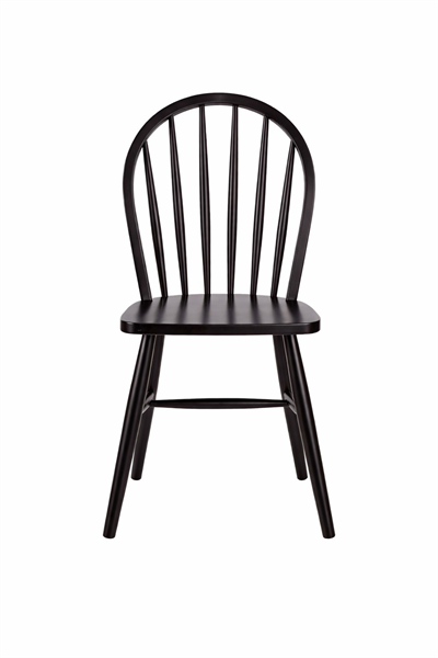 Miranda Doğal Ahşap Kayın Siyah Renk Sandalye Detaylı İşçilik Modern Şık Tasarım