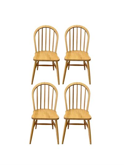 Miranda Natural Ahşap Kayın Sandalye Detaylı İşçilik Modern Şık Tasarım (4 Adet)