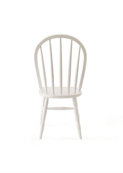 Mirella Doğal Ahşap Beyaz Renk Yuvarlak Masa Takımı 120x120 cm - 4 Doğal Ahşap Sandalye Modern Şık Tasarım