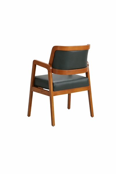 Mirto Doğal Ahşap Döşemeli Ceviz Kolçaklı Sandalye El İşçiliği Modern İskandinav Tasarım