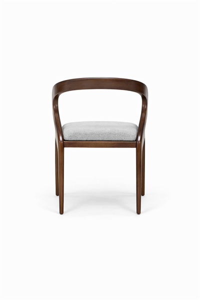 Narciso Doğal Ahşap Döşemeli Ceviz  Sandalye El İşçiliği  Modern İskandinav Tasarım