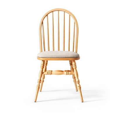 Naturel Yuvarlak Masa Takımı – 4 Kişilik Ahşap Masa ve Sandalye Seti (100 × 100 cm)