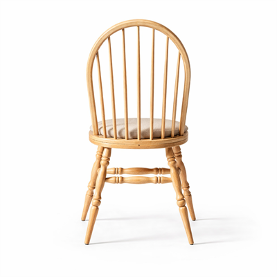 Naturel Yuvarlak Masa Takımı – 4 Kişilik Ahşap Masa ve Sandalye Seti (100 × 100 cm)