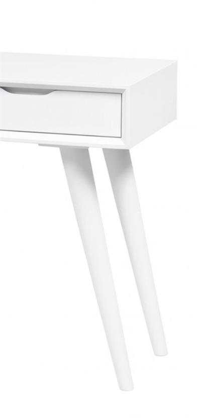 Nero Doğal Ahşap Kayın Beyaz Renk Dresuar 100x42 Cm - Modern & Şık Tasarım