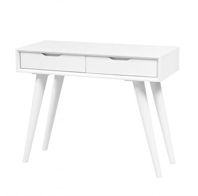 Nero Doğal Ahşap Kayın Beyaz Renk Dresuar 100x42 Cm - Modern & Şık Tasarım