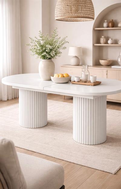 NOVA RING 160 Oval Açılır Yemek Masası (160x90 cm)