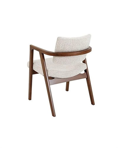 Orchi Doğal Ahşap Döşemeli Ceviz Kolçaklı Sandalye El İşçiliği Bohem İskandinav Tasarım